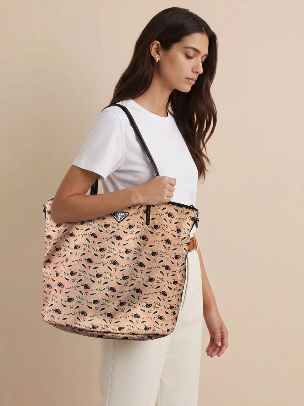 Prada Vintage Japan Exclusive Tessuto Tote w/ COA